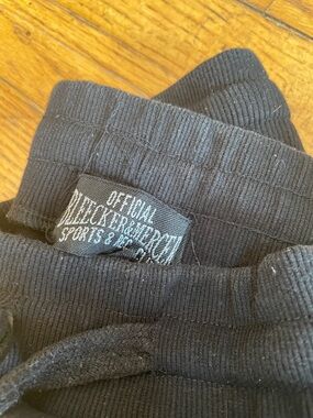 Black Ribbed Sweatshirt or Sweatpants with Drawstring - Official Label
